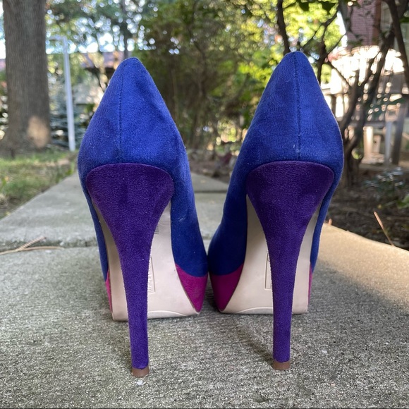 BRASH (Payless Shoes) 3 Tone Platform Pumps - Picture 2 of 5